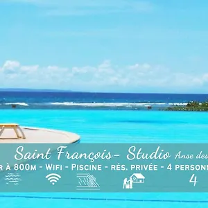Appartement Anse Des Rochers Les Alizés Du Soir Piscine, Saint-Francois (Grande-Terre)